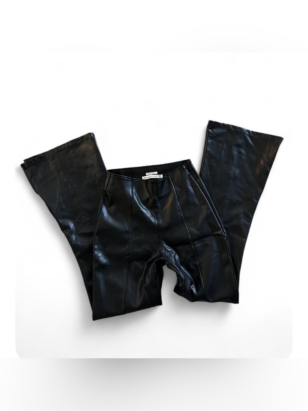Abercrombie & Fitch Black Faux Leather size XXS